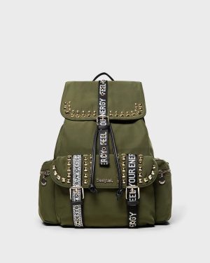 Green Studs Backpack