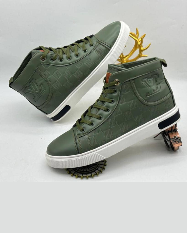 Louis Vuitton Checkered High-Tops